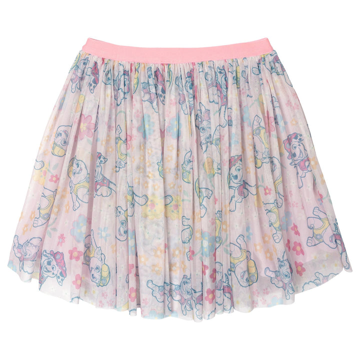Paw Patrol Girls' Sweatshirt and Tulle Skirt Set Skye Pink