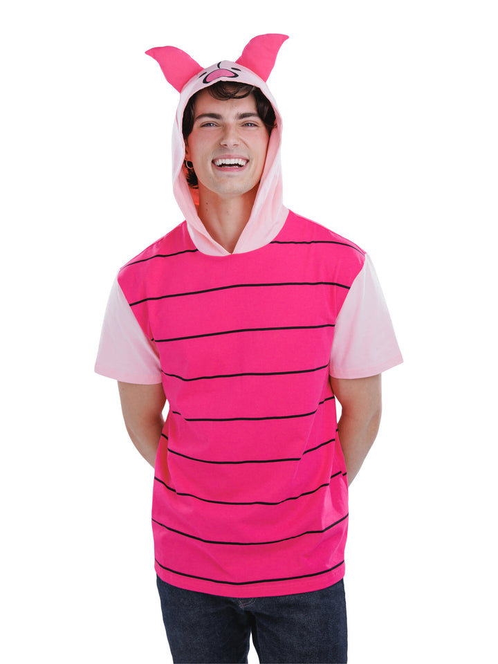 Disney Winnie the Pooh Piglet Men's Two Tone Pink
