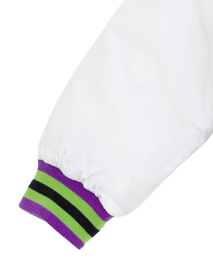 Disney Toy Story Buzz Lightyear Zip-Up Bomber Jacket White