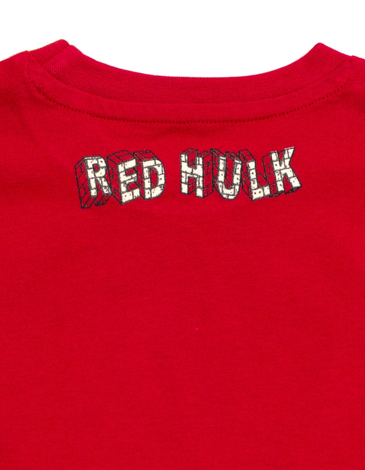 Captain America Red Hulk Boys' Cosplay Short Sleeve T-Shirt Action