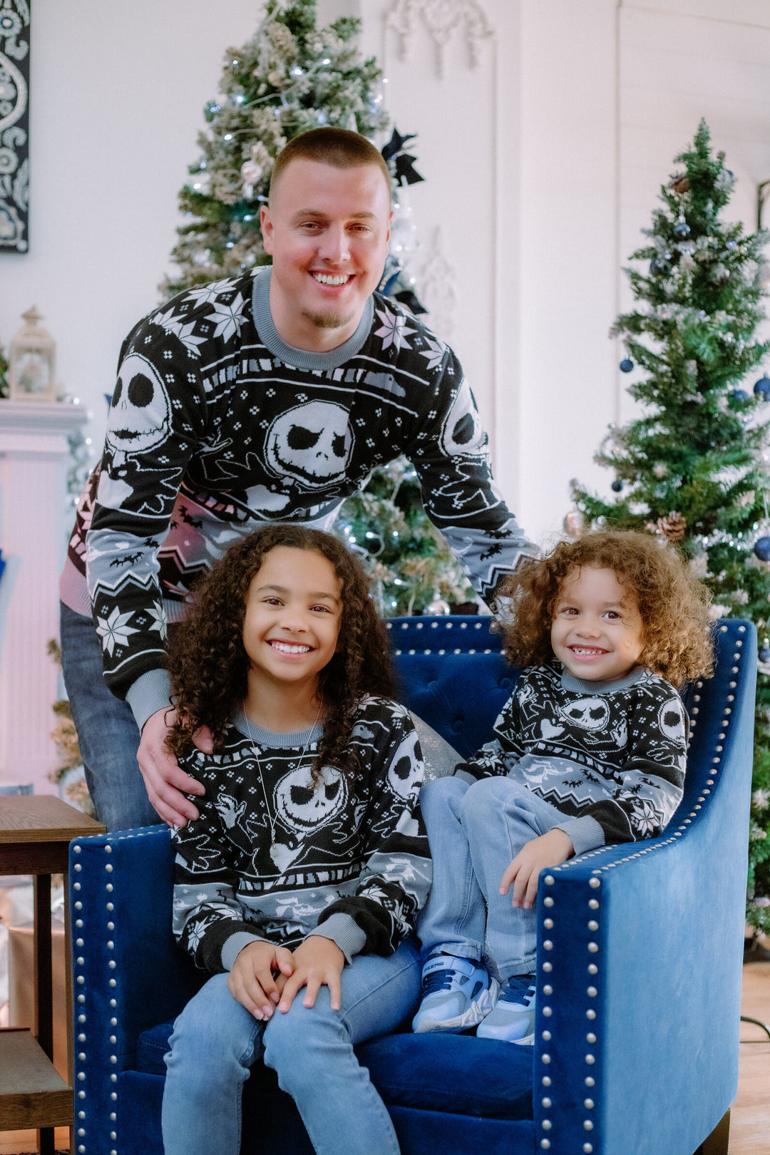 Nightmare Before Christmas Holiday Sweater Jack Skellington Black