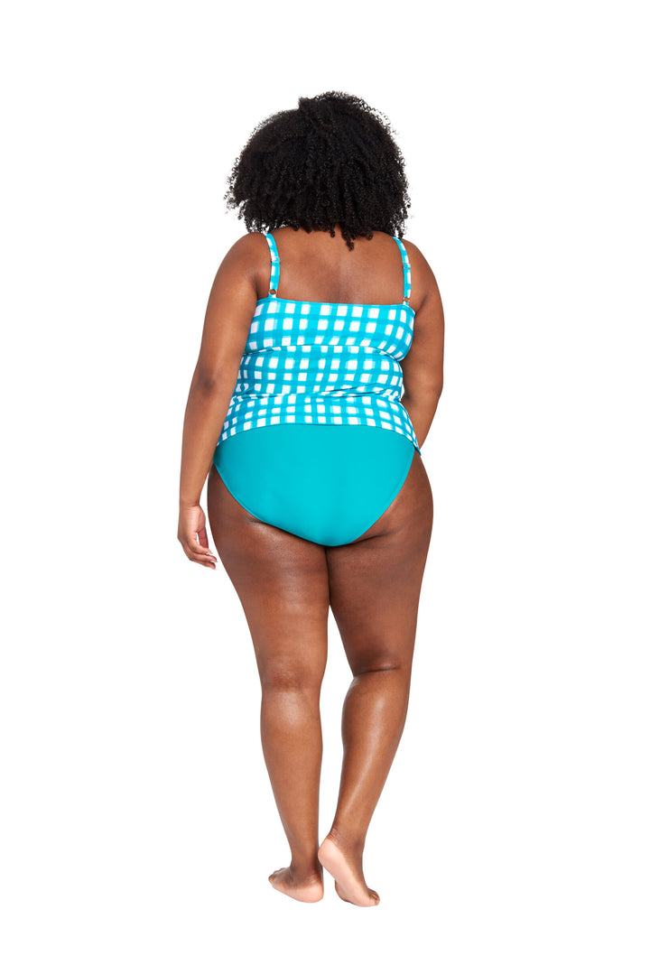 LYSA Women's Swimwear Bikini Bottom Deep Teal