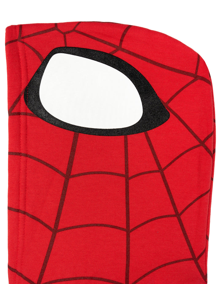 Marvel Spidey and His Amazing Friends Cosplay Fleece Hoodie and Pants Set Red Blue