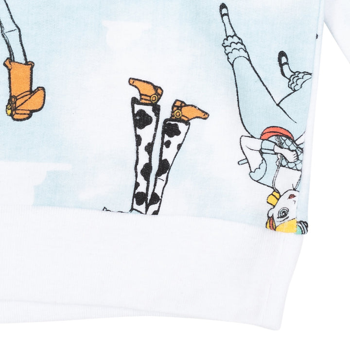 Disney Toy Story Girls' Pullover Sweatshirt Blue