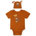 Warner Bros. Scooby-Doo Baby Boys' Cosplay Bodysuit and Hat Set Brown