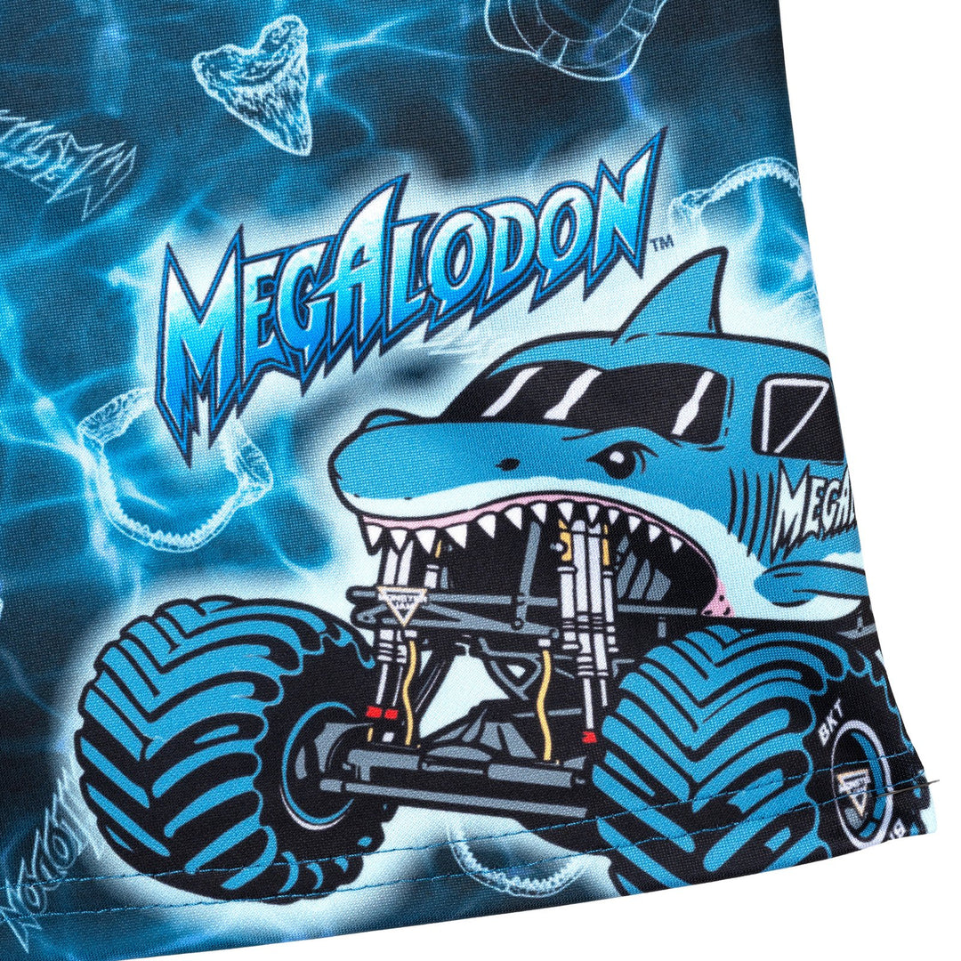Monster Jam Megalodon Boys' Graphic T-Shirt and Shorts Set Blue