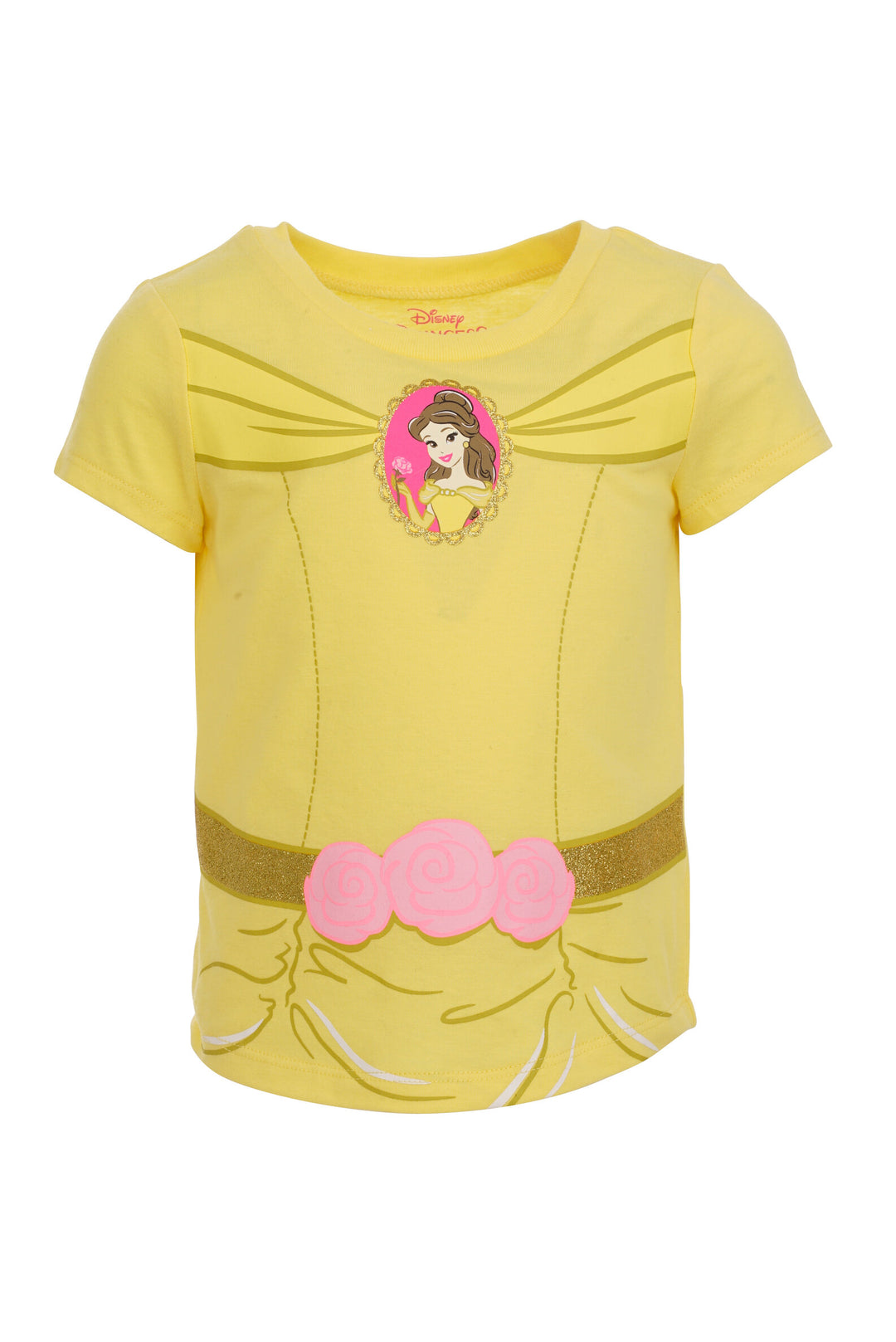 Disney Princess Girls' Cosplay 5-Pack T-Shirts Multi