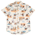 Paw Patrol Men's Hawaiian Button-Down Shirt Sand