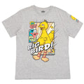 Sesame Street Big Bird Crewneck Short Sleeve T-Shirt Heather Grey
