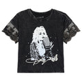 Dolly Parton Girls' Graphic Short Sleeve T-Shirt Mineral Black