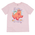 Sesame Street Mr. Snuffleupagus Men's Crewneck Short Sleeve T-Shirt Lilac