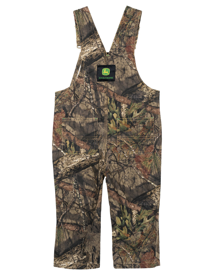 John Deere Boys' One Piece Bib Overalls Mossy Oak Camo