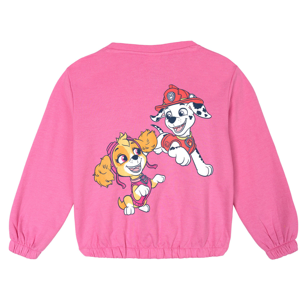 Paw Patrol Girls' Fleece Sweatshirt and Pants Set Skye Marshall Pink