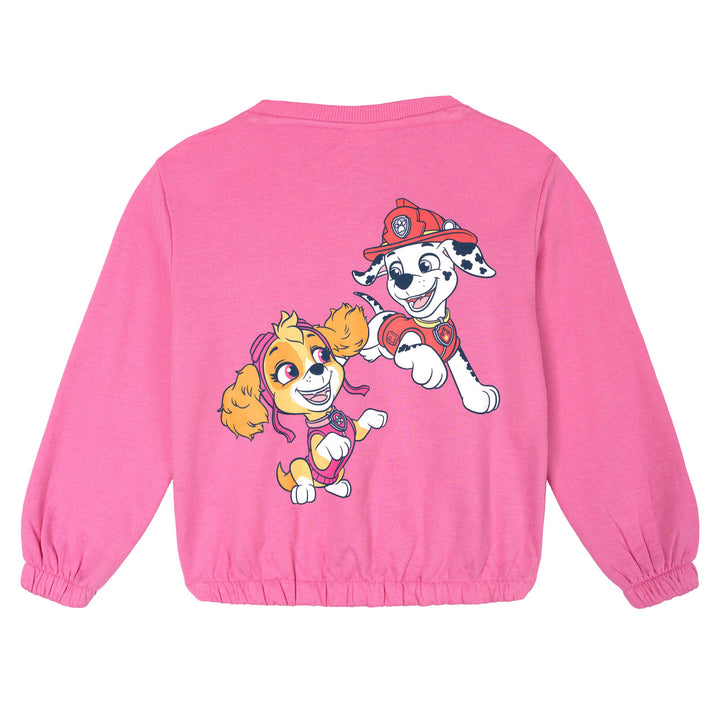 Paw Patrol Girls' Fleece Sweatshirt and Pants Set Skye Marshall Pink