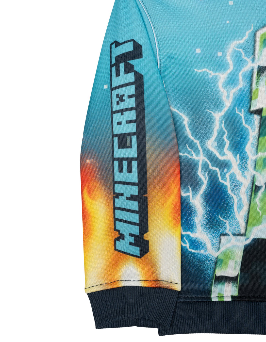 Minecraft Boys' 2-Piece Fleece Sweatshirt and Joggers Set Navy