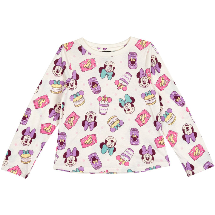 Minnie Mouse Girls' 2-Piece Tee and Suspender Skirt Set Lilac
