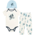 E.T. the Extra-Terrestrial 3 Piece Outfit Set: Bodysuit Pants Hat