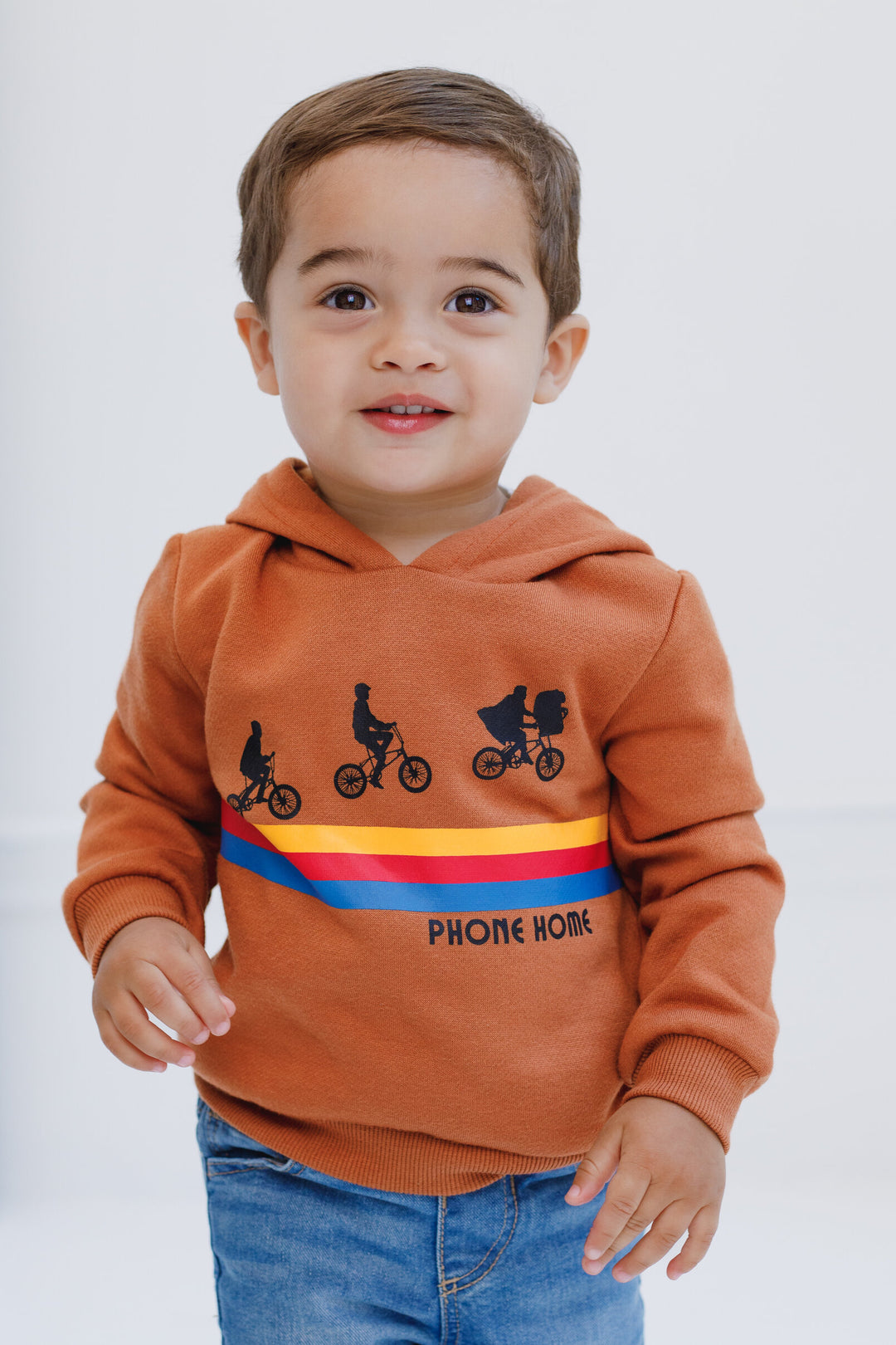 Sudadera con capucha de forro polar extraterrestre ET para bebés y niños pequeños