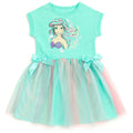 Disney The Little Mermaid Princess Ariel Girls' Tutu Dress Aqua