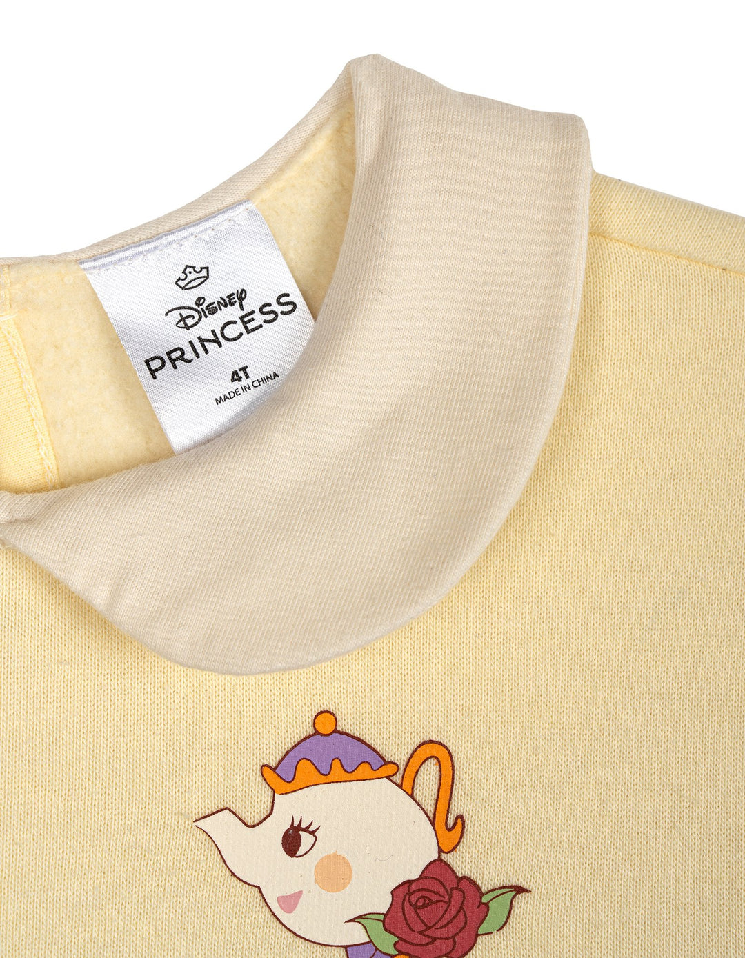 Disney Beauty and the Beast Belle Girls' Sweatshirt and Skirt Set Yellow