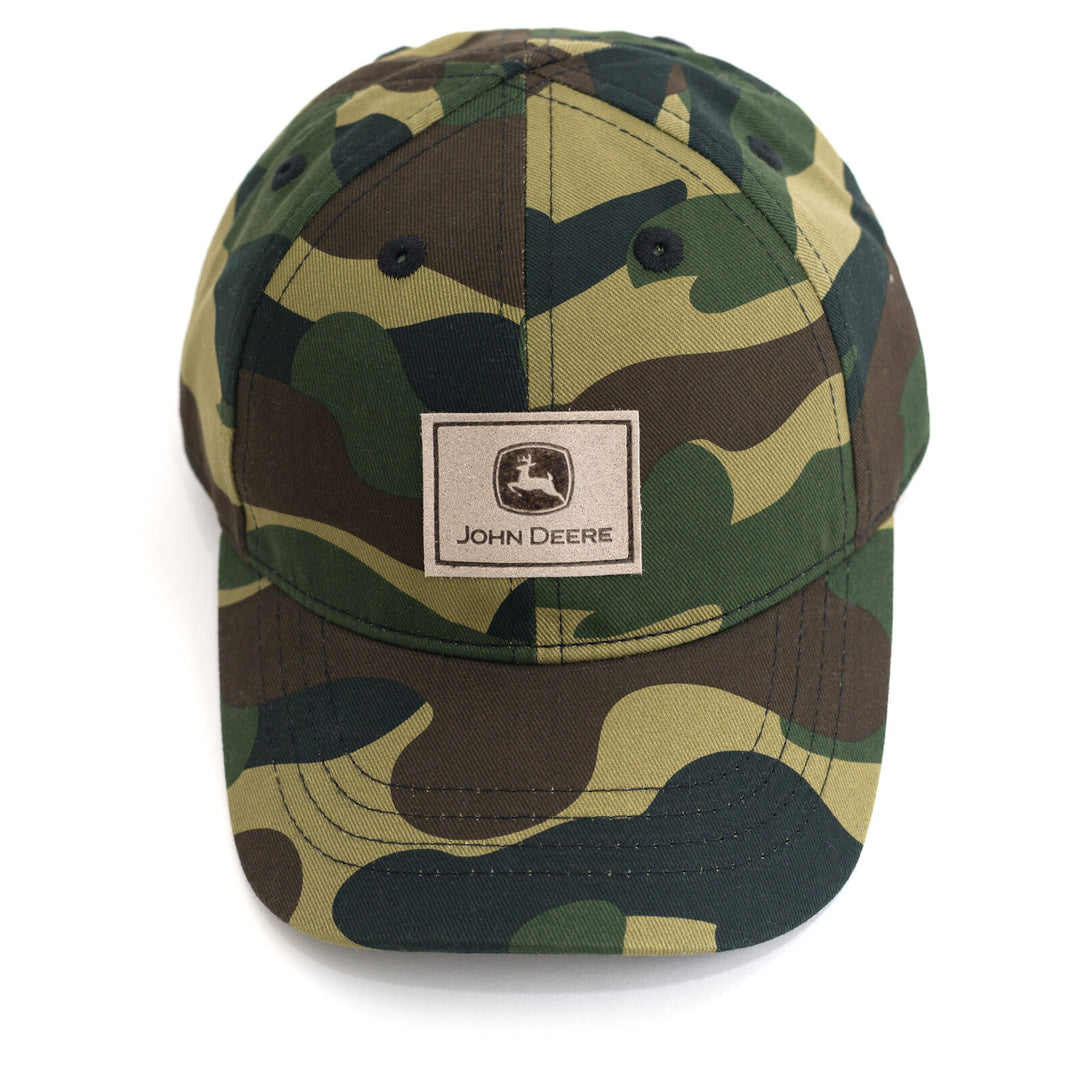 John Deere Toddler Boys' Strapback Baseball Cap Forest Camo