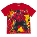 Captain America Red Hulk Men's Cosplay Short Sleeve T-Shirt Brave
