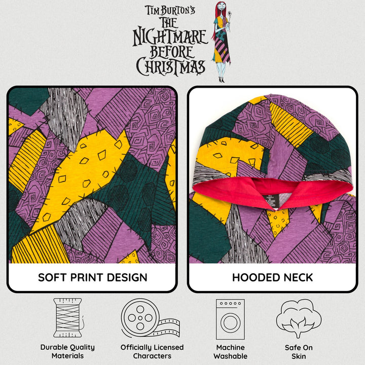 Nightmare Before Christmas Sally Girls' Patchwork Multi