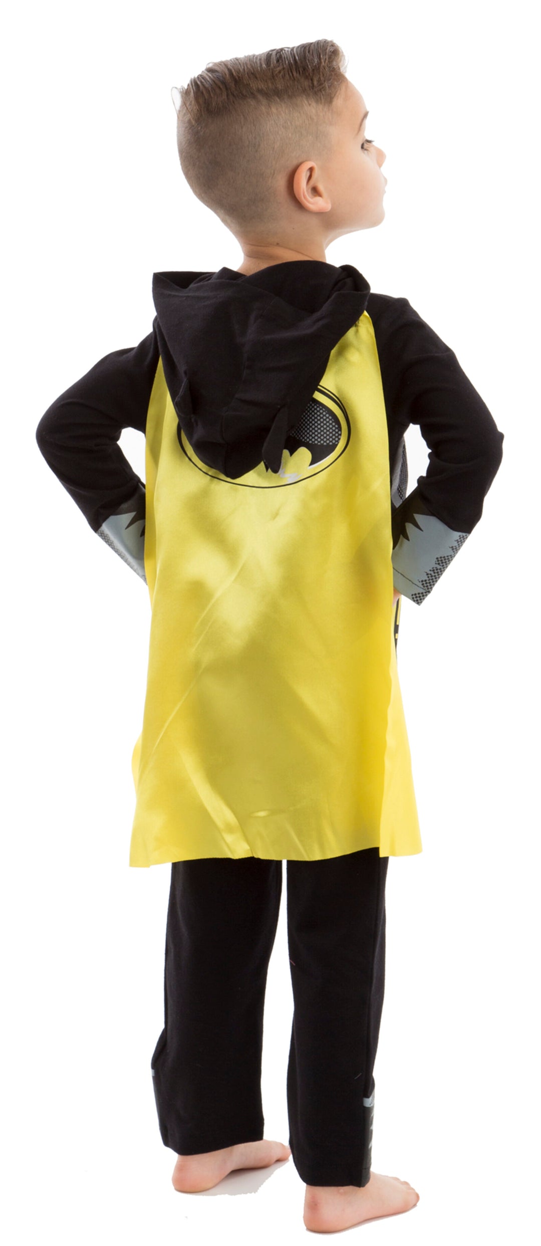 DC Comics Liga de la justicia Batman Zip Up Cosplay disfraz overol y capa