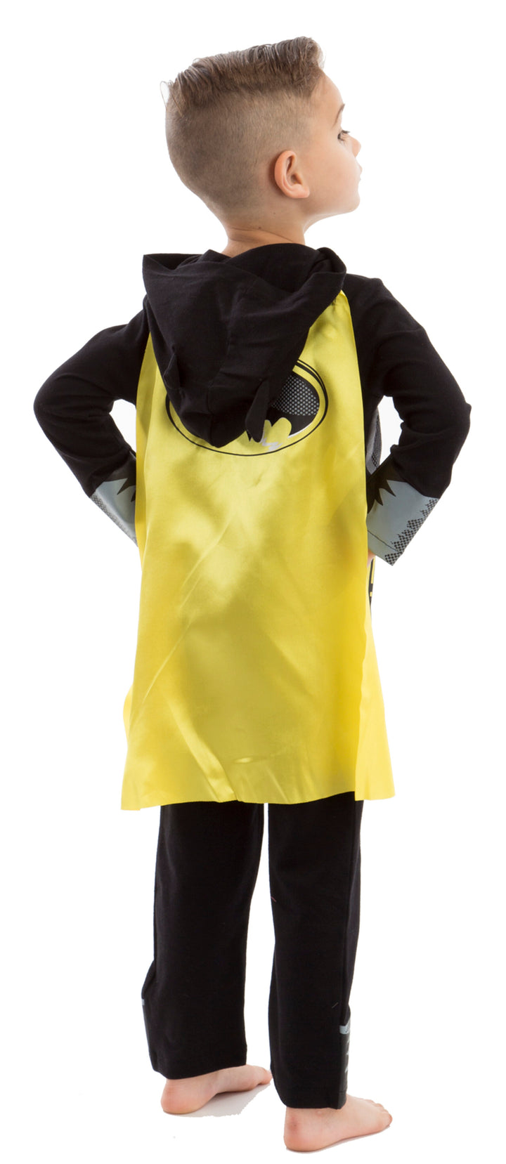 DC Comics Liga de la justicia Batman Zip Up Cosplay disfraz overol y capa