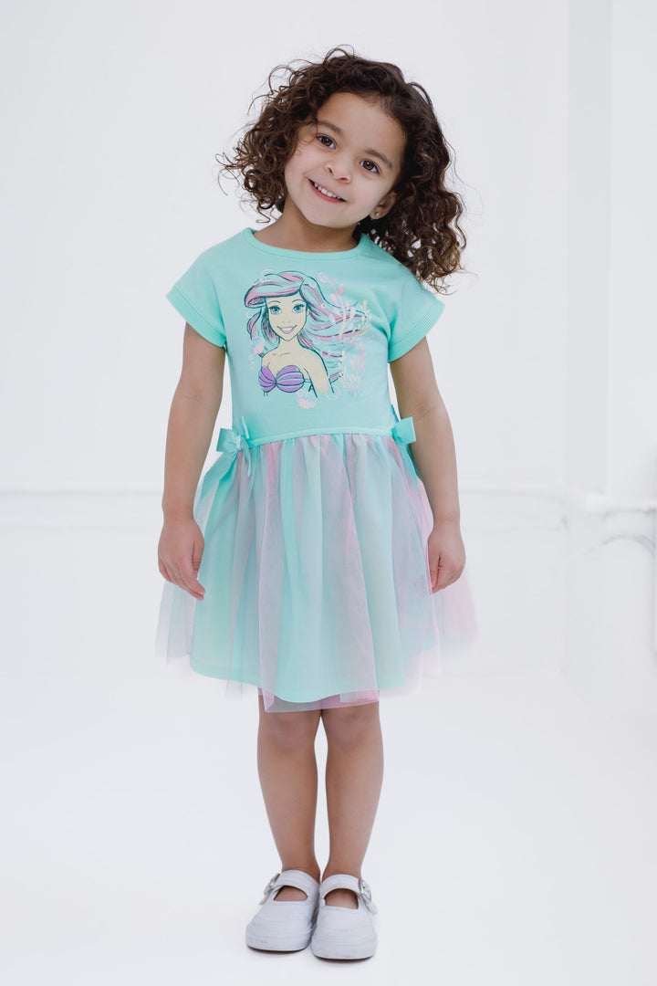 Disney The Little Mermaid Princess Ariel Girls' Tutu Dress Aqua