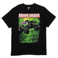 Monster Jam Grave Digger Men's Short Sleeve T-Shirt Jet Black