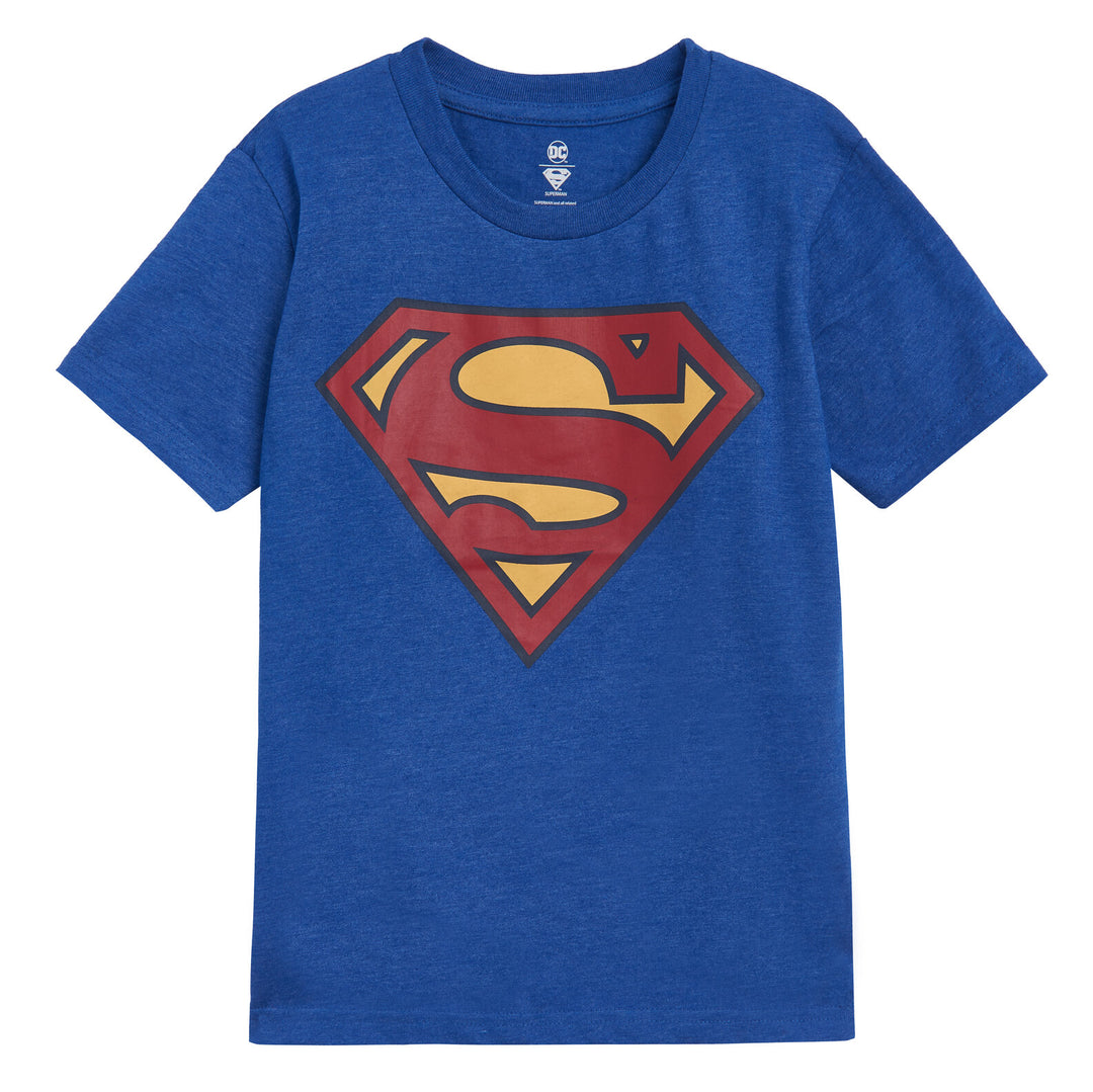DC Comics Justice League Superman Men's Cosplay T-Shirt Cobalt Blue