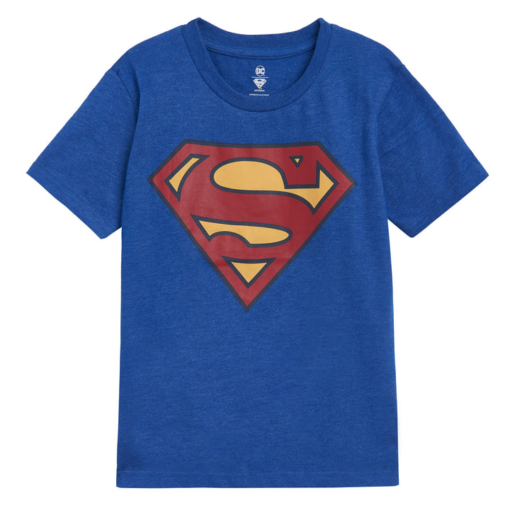 DC Comics Justice League Superman Men's Cosplay T-Shirt Cobalt Blue