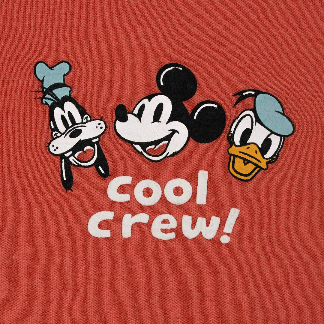 Disney Mickey Mouse & Friends Baby Boys' 3-Pack Short Sleeve Bodysuits Red Blue