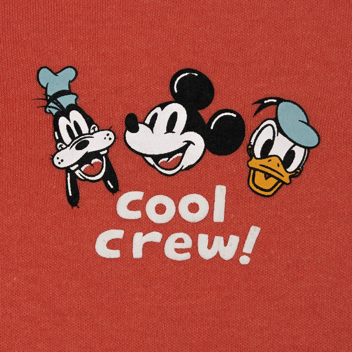 Disney Mickey Mouse & Friends Baby Boys' 3-Pack Short Sleeve Bodysuits Red Blue