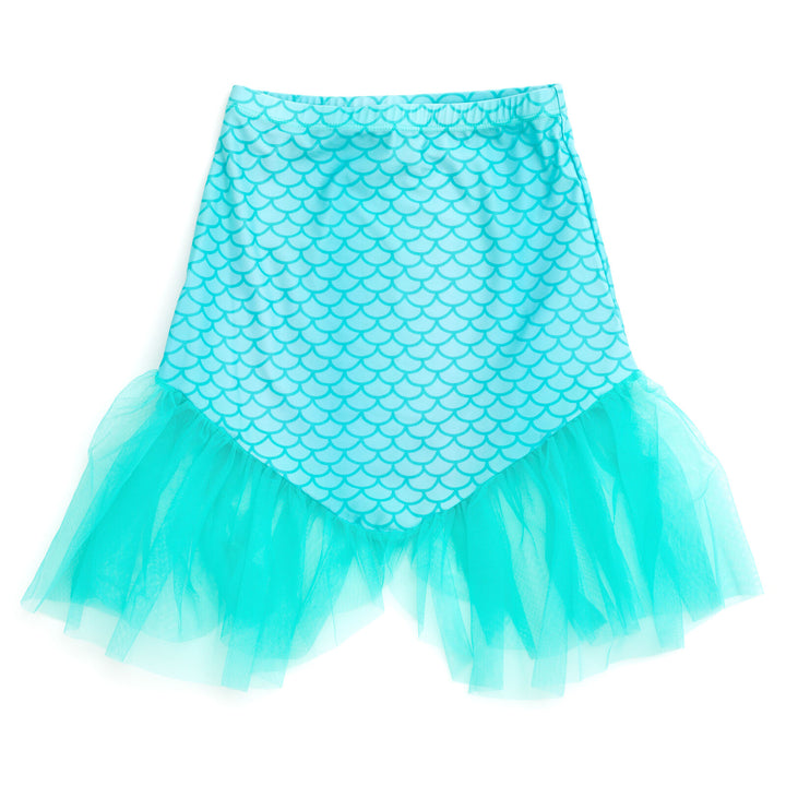 The Little Mermaid Princess Ariel Girls' Bathing Suit and Skirt Set Aqua Teal