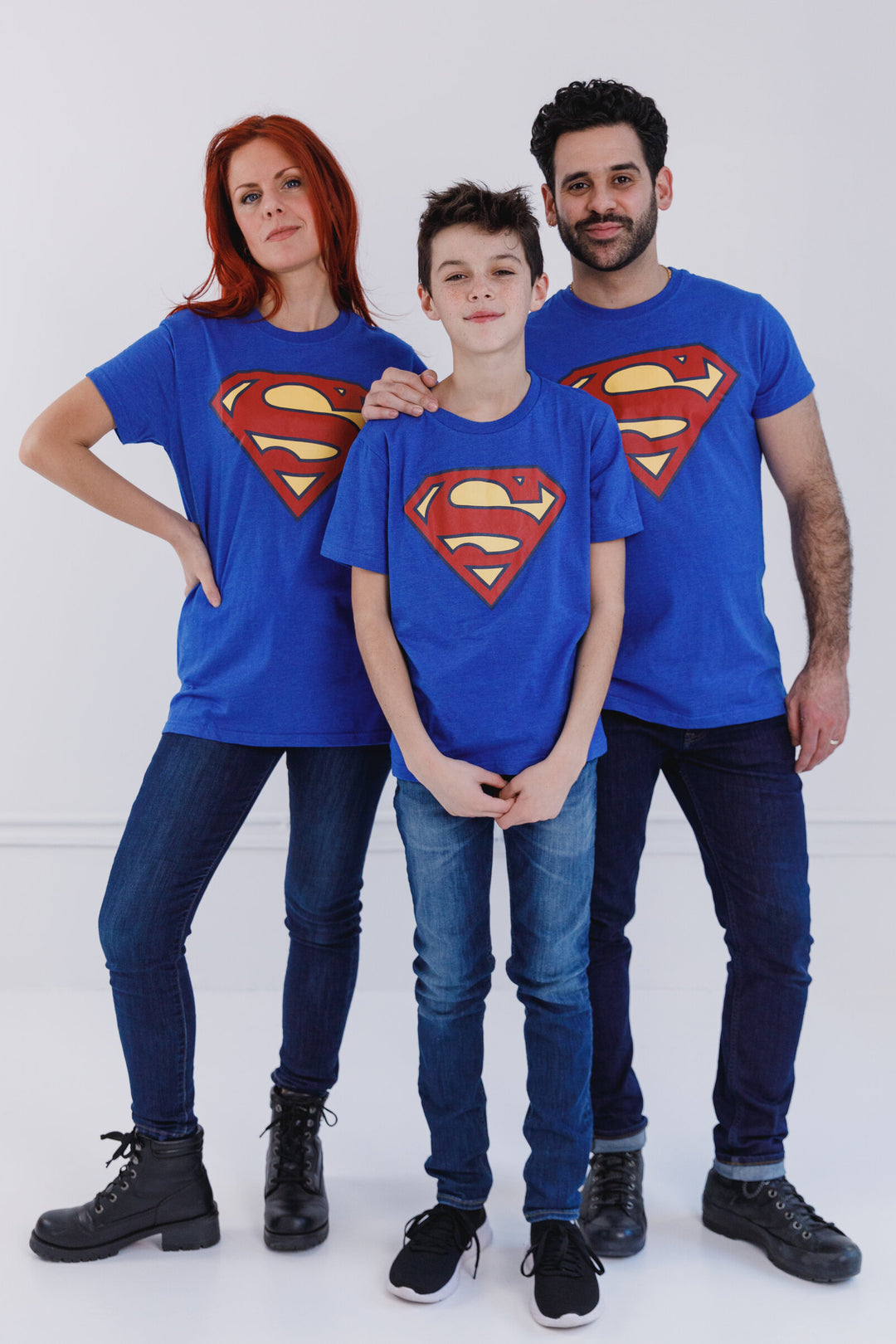 DC Comics Justice League Superman Men's Cosplay T-Shirt Cobalt Blue