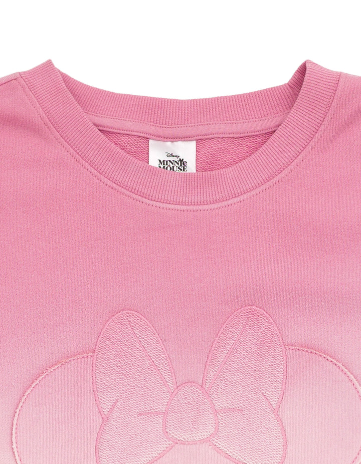 Minnie Mouse Women's Loungewear Sweatshirt Blush