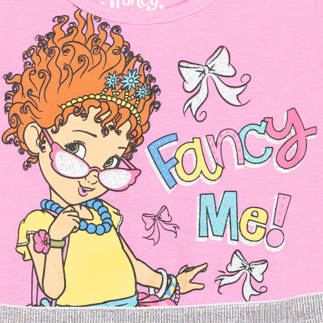 Vestido de manga corta Fancy Nancy Tutu con Scrunchy