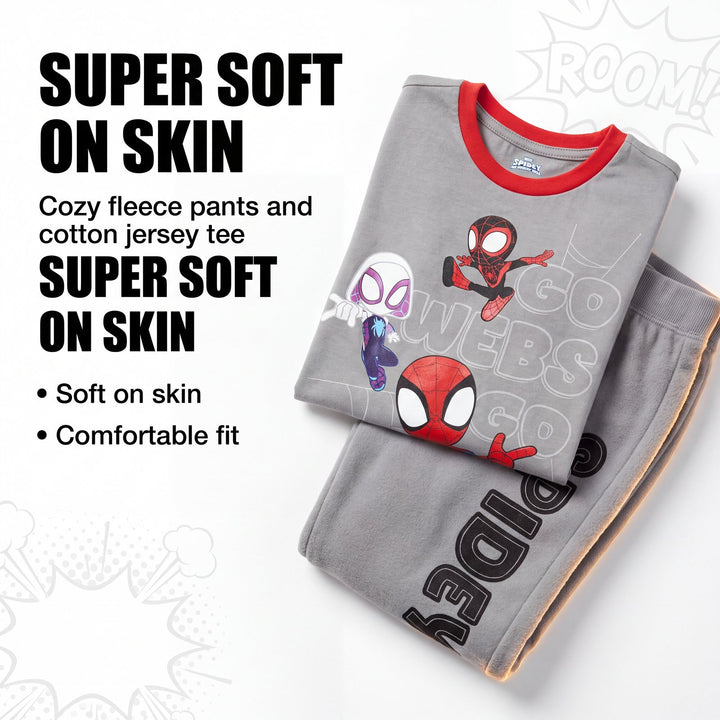Marvel Spidey and His Amazing Friends Boys' Cool Gray Red