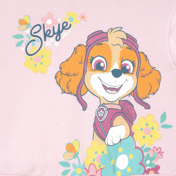 Paw Patrol Girls' Sweatshirt and Tulle Skirt Set Skye Pink