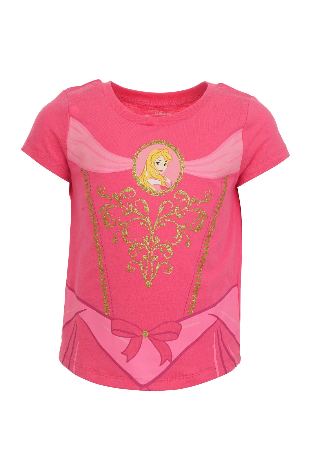 Disney Princess Girls' Cosplay 5-Pack T-Shirts Multi