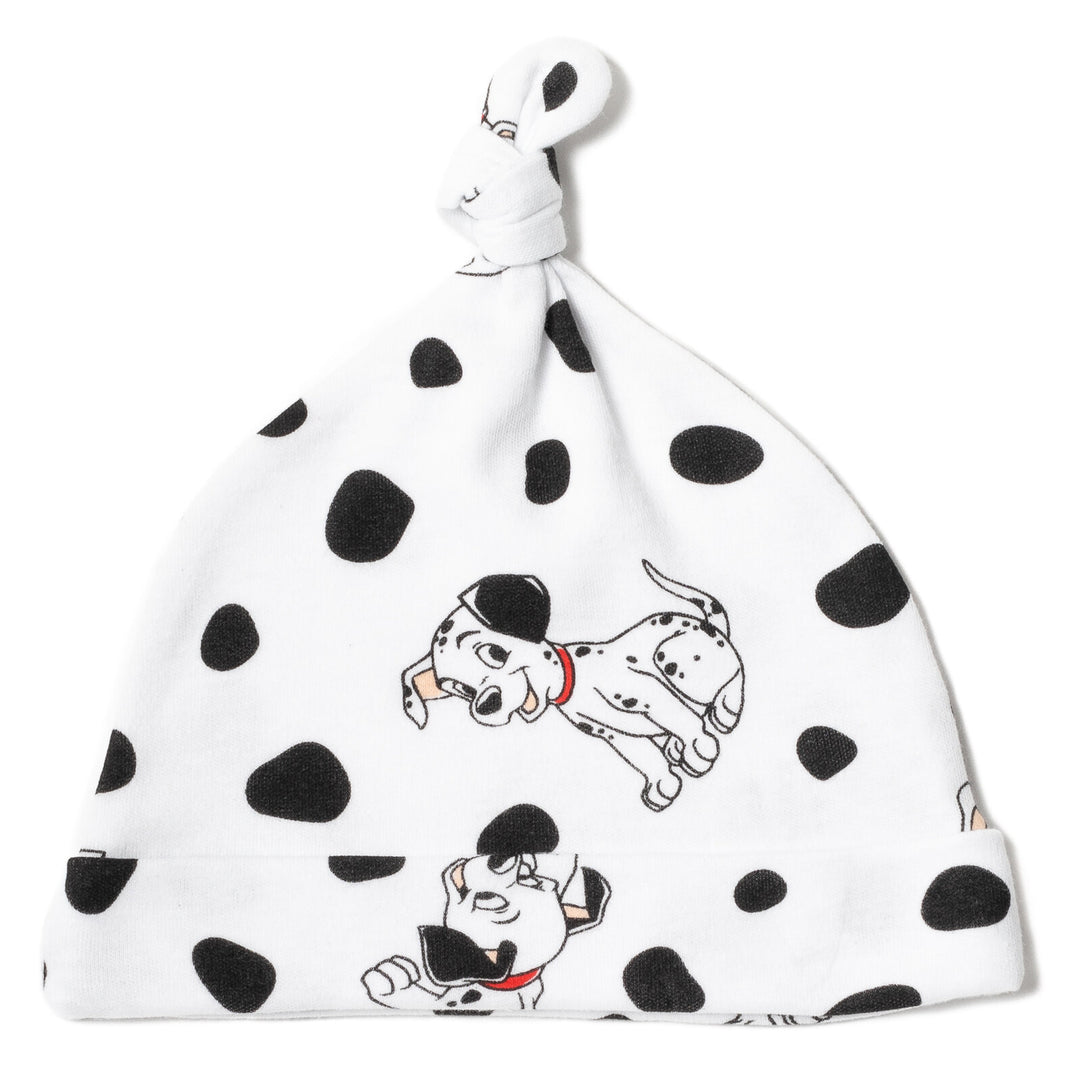Disney 101 Dalmatians Patch Baby Bodysuit Pants and Hat Set White Dalmatian