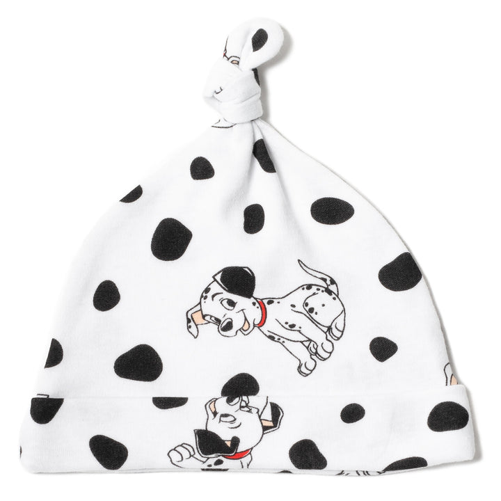 Disney 101 Dalmatians Patch Baby Bodysuit Pants and Hat Set White Dalmatian