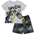 Transformers Bumblebee Boys' Athletic 2-Piece T-Shirt and Shorts Set Gray