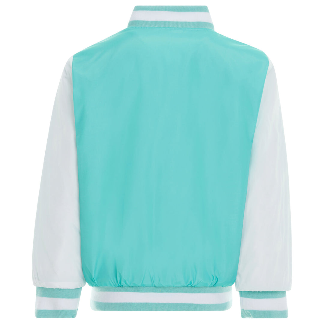 Wicked Girls' Varsity Bomber Jacket Glinda Elphaba Teal