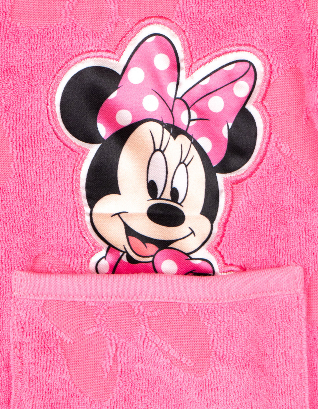 Minnie Mouse Girls' Hooded Swimwear Cover Up Daisy Pink