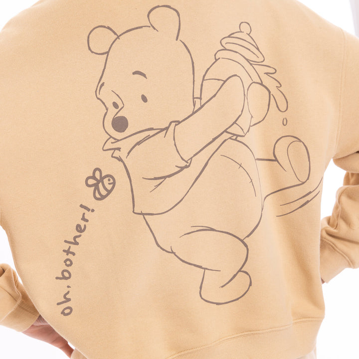 Disney Winnie the Pooh Women's Loungewear Sweatshirt Cream