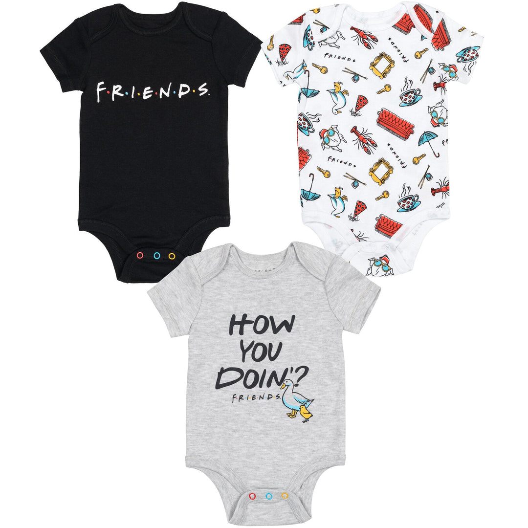 FRIENDS 3 Pack Bodysuits - imagikids