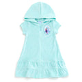 Frozen Loop Terry Cloth Hooded Zip Up Swim Cover Up
